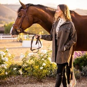 Solid Citizen Equestrian James Calvary Jacket in Army Green